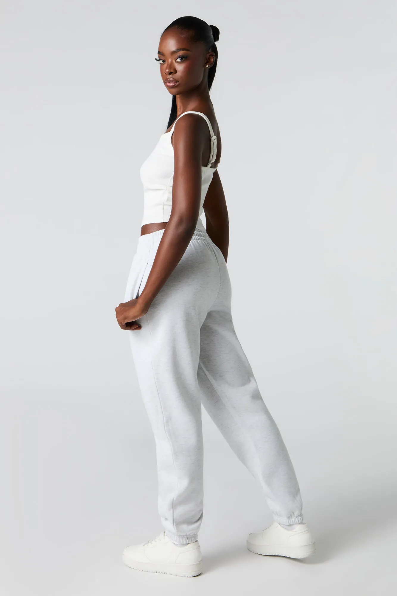 High Rise Fleece Jogger sold by Urban Planet product image thumbnail 3