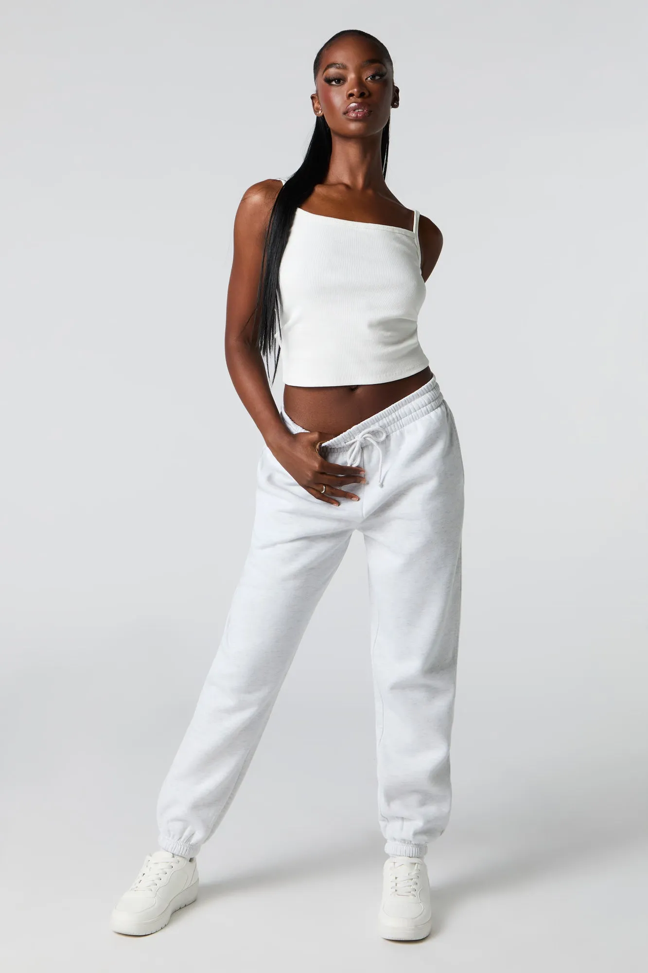 High Rise Fleece Jogger sold by Urban Planet