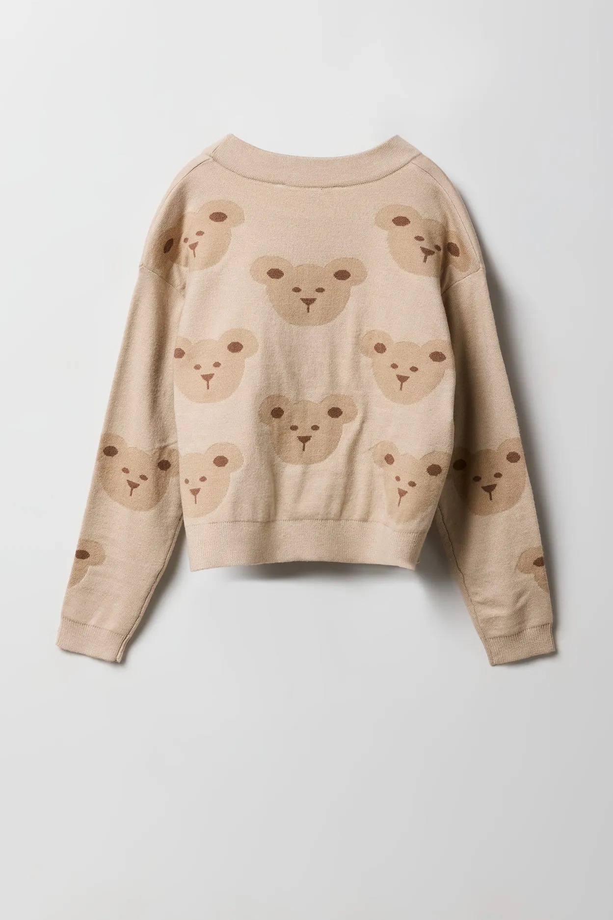 Girls Jacquard Knit Cardigan sold by Urban Planet product image thumbnail 2