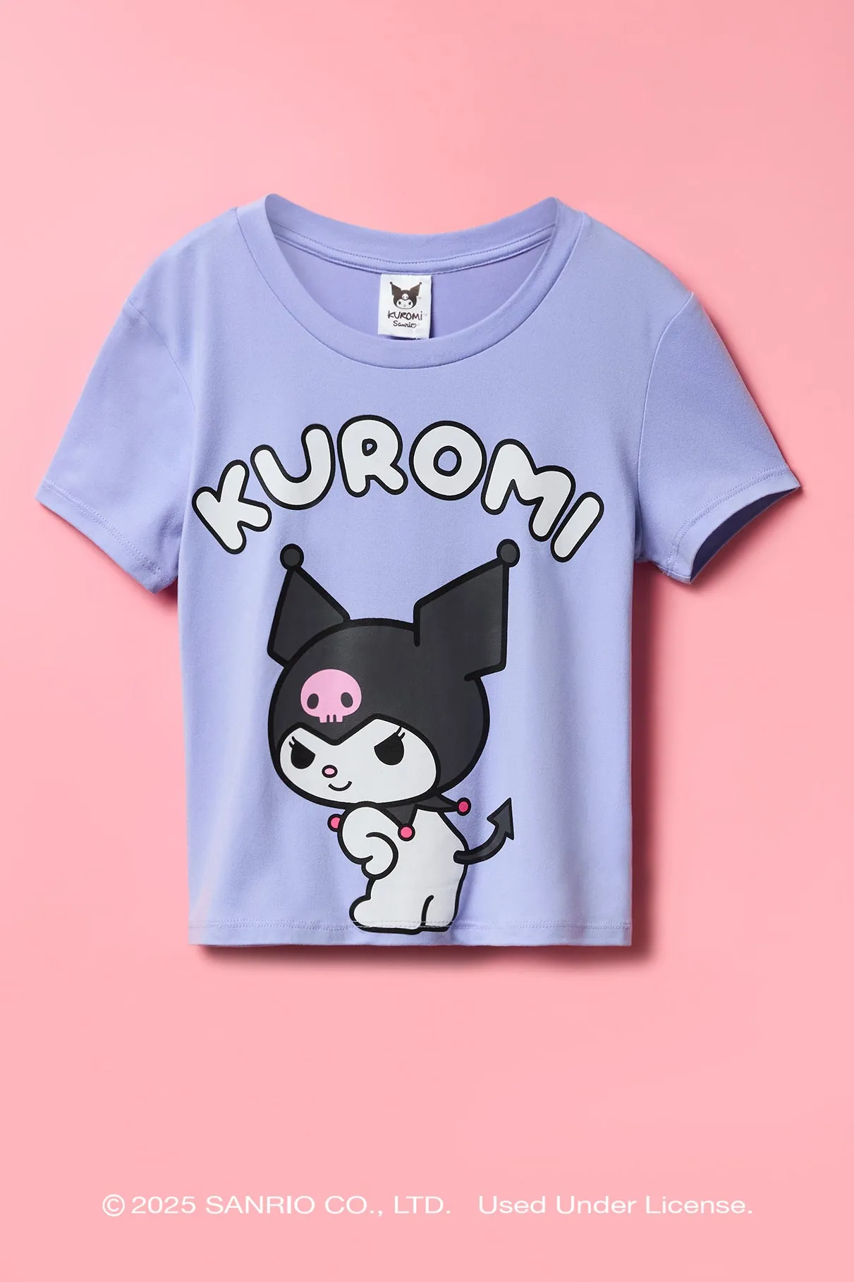 Kuromi™ T-Shirt & Pant Pajama Set sold by Urban Planet product image thumbnail 2