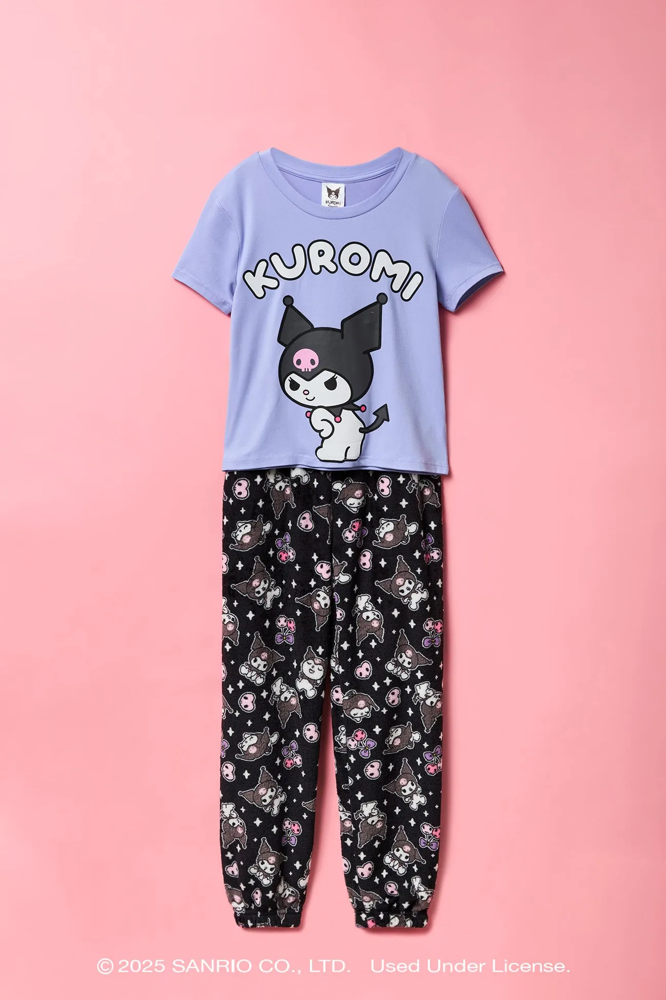 Ensemble pyjama avec t-shirt et pantalon à imprimé Kuromi sold by Urban Planet