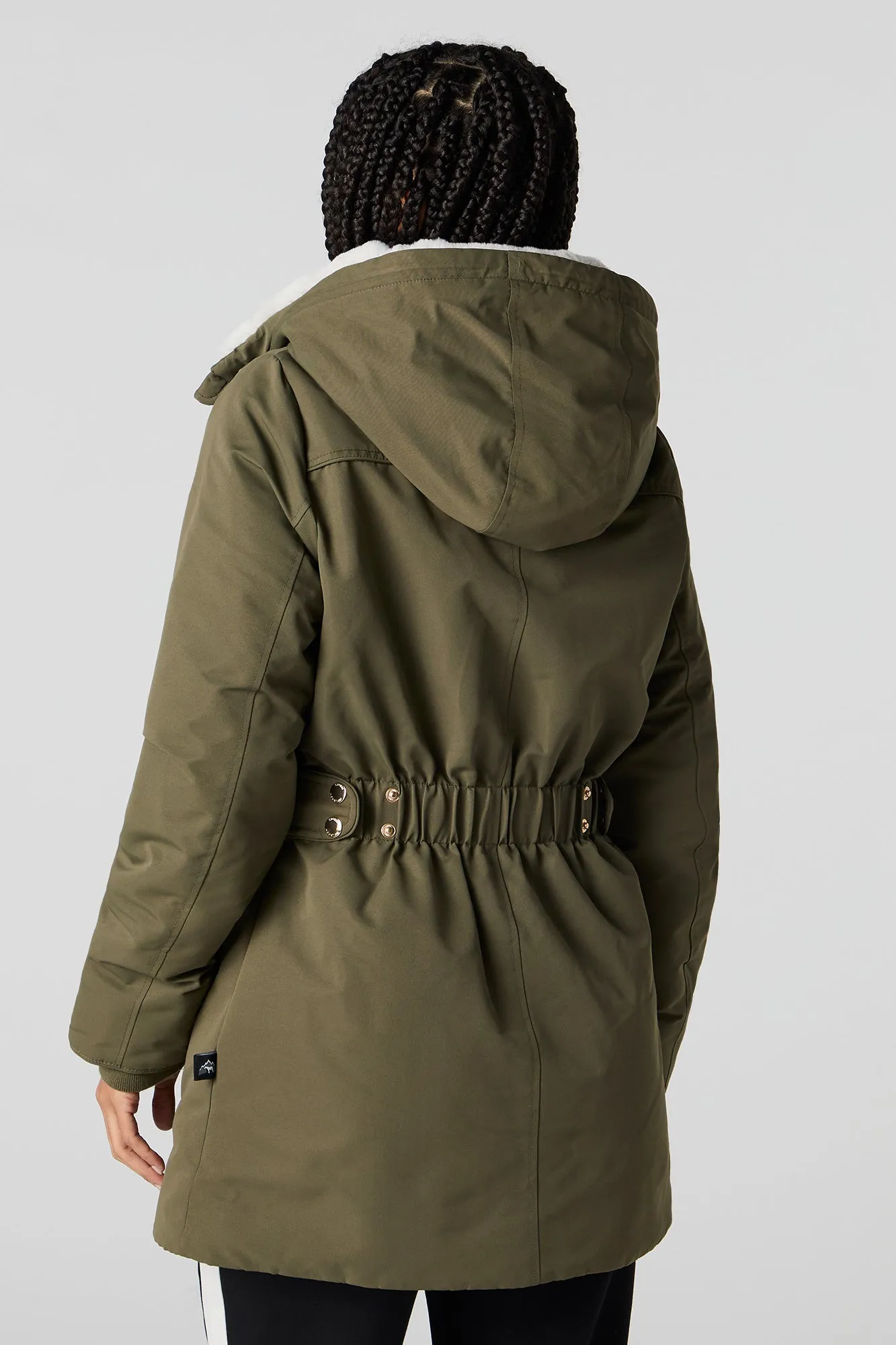 Faux Fur Lined Hooded Parka sold by Urban Planet product image thumbnail 2