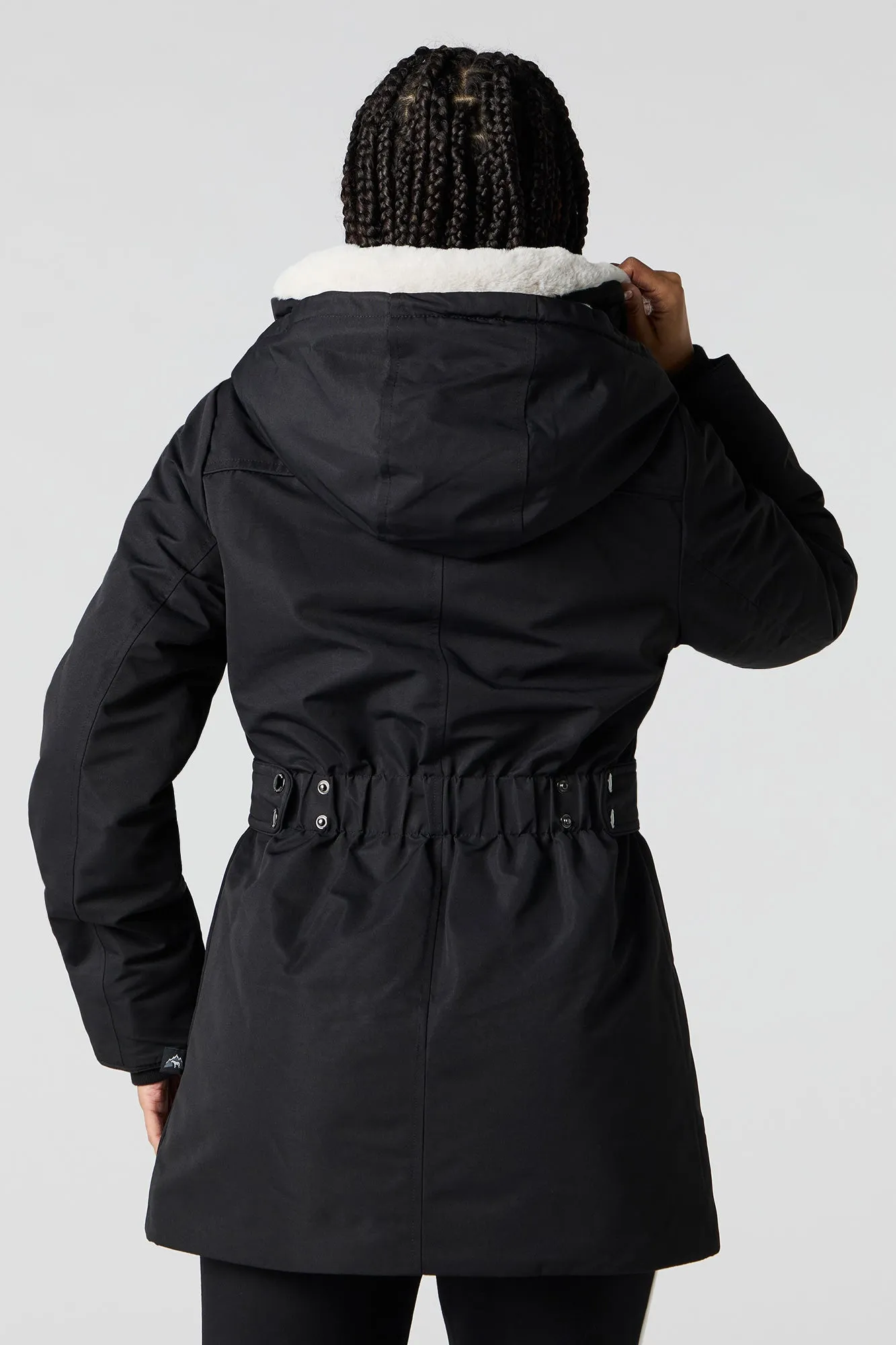 Parka à capuchon doublée de similifourrure sold by Urban Planet product image thumbnail 3