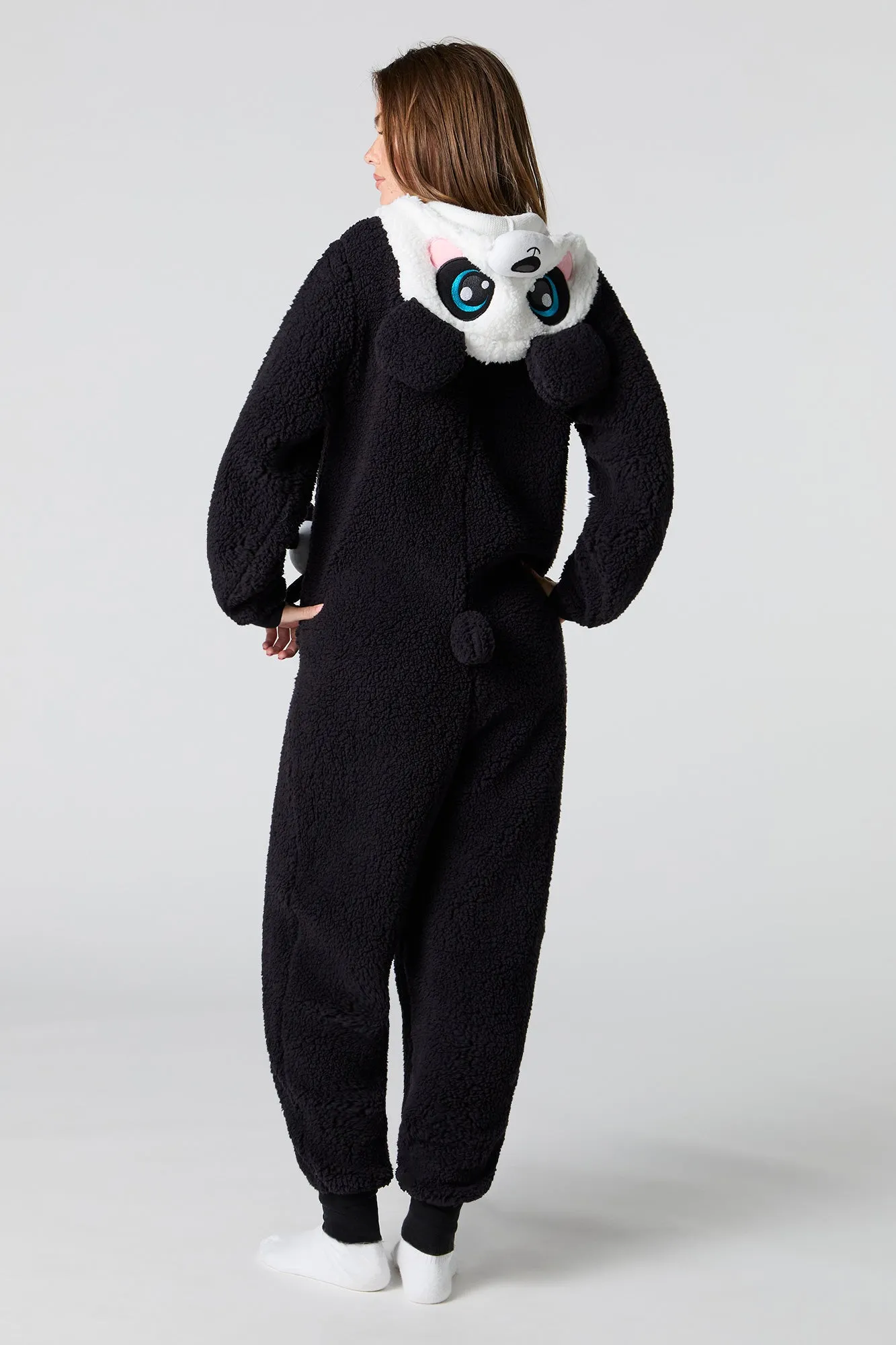 3D Panda Sherpa Onesie sold by Urban Planet product image thumbnail 4