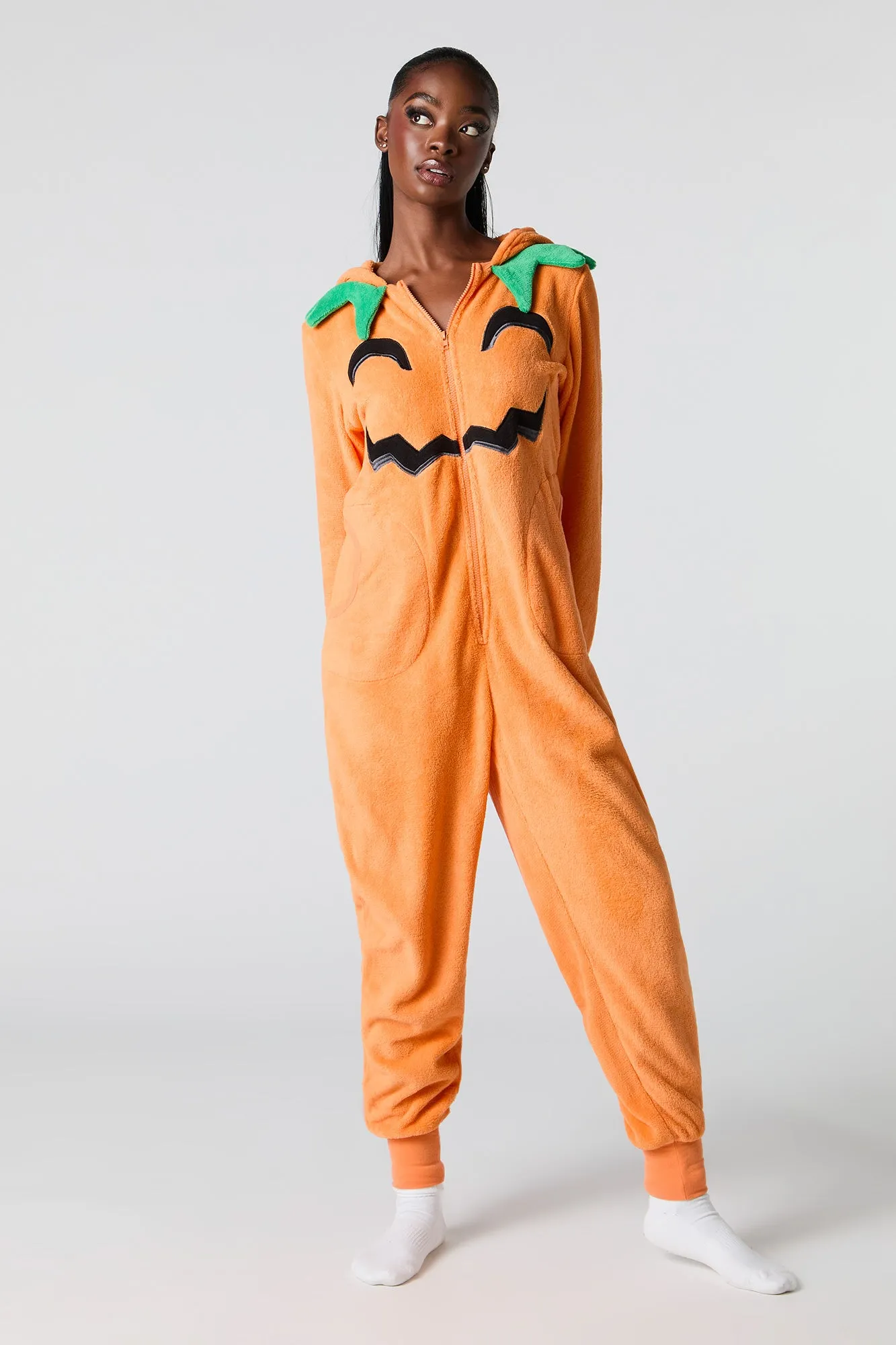 3D Pumpkin Plush Onesie sold by Urban Planet product image thumbnail 3