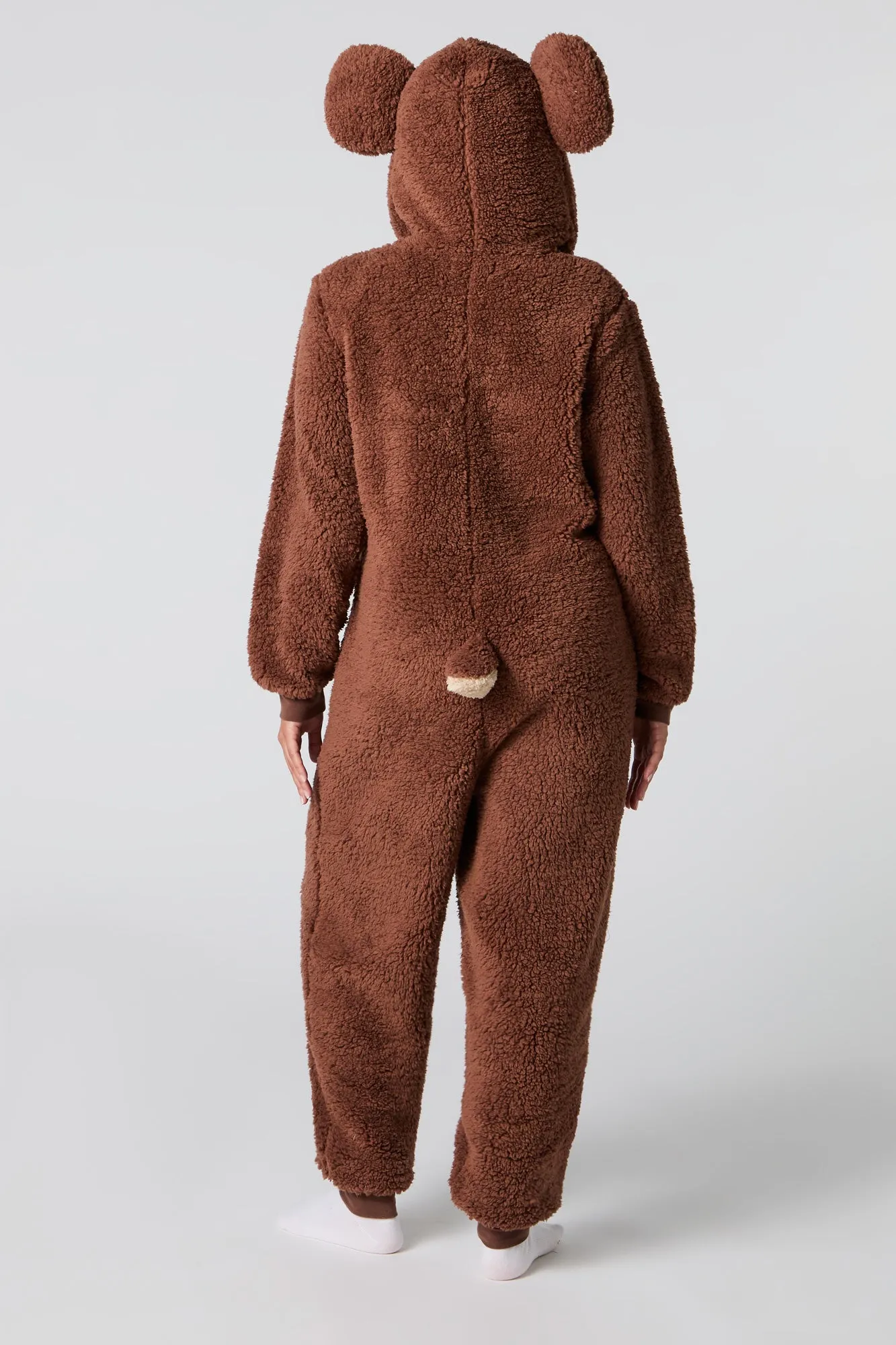 3D Bear Sherpa Onesie sold by Urban Planet product image thumbnail 4