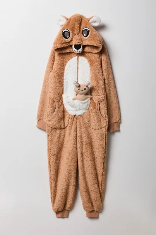 Combinaison en Sherpa Kangourou 3D pour enfant sold by Urban Planet