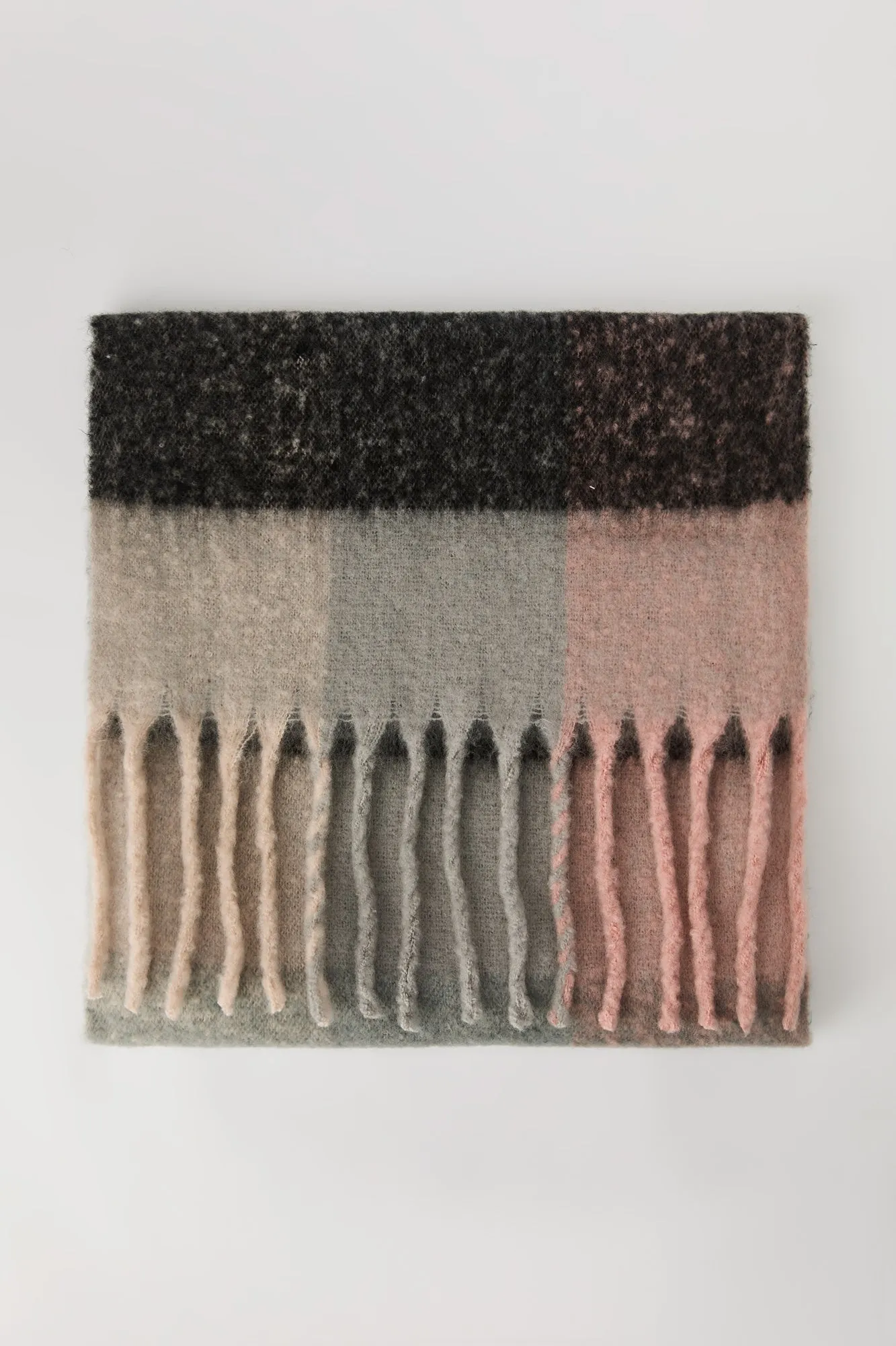 Plaid Bouclé Scarf sold by Urban Planet product image thumbnail 4