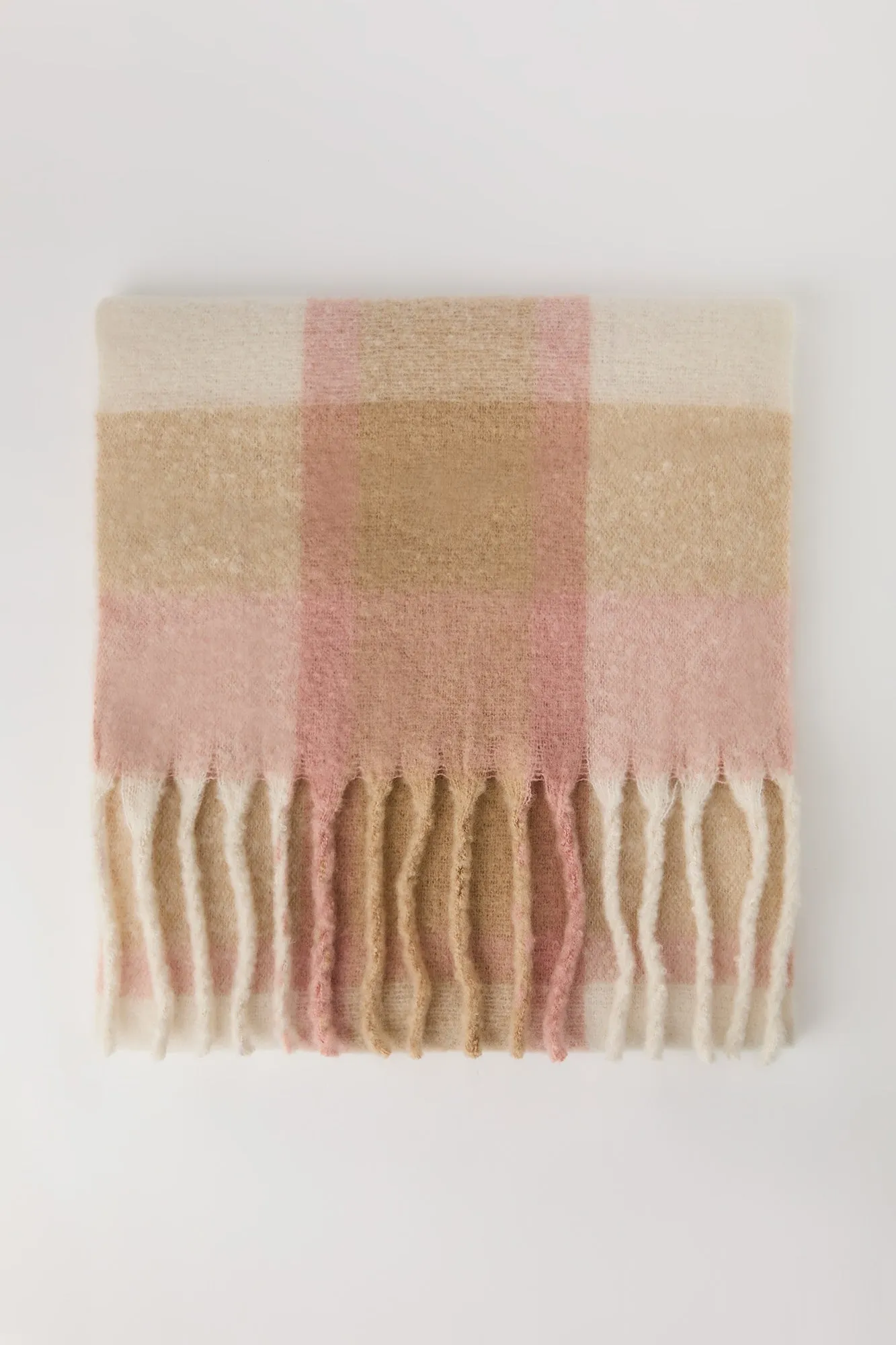 Plaid Bouclé Scarf sold by Urban Planet product image thumbnail 2