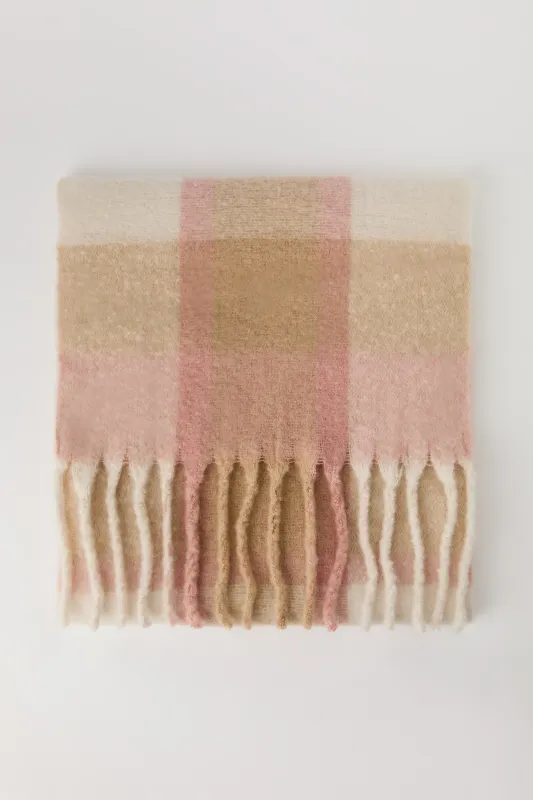Écharpe en tissu bouclé à carreaux sold by Urban Planet