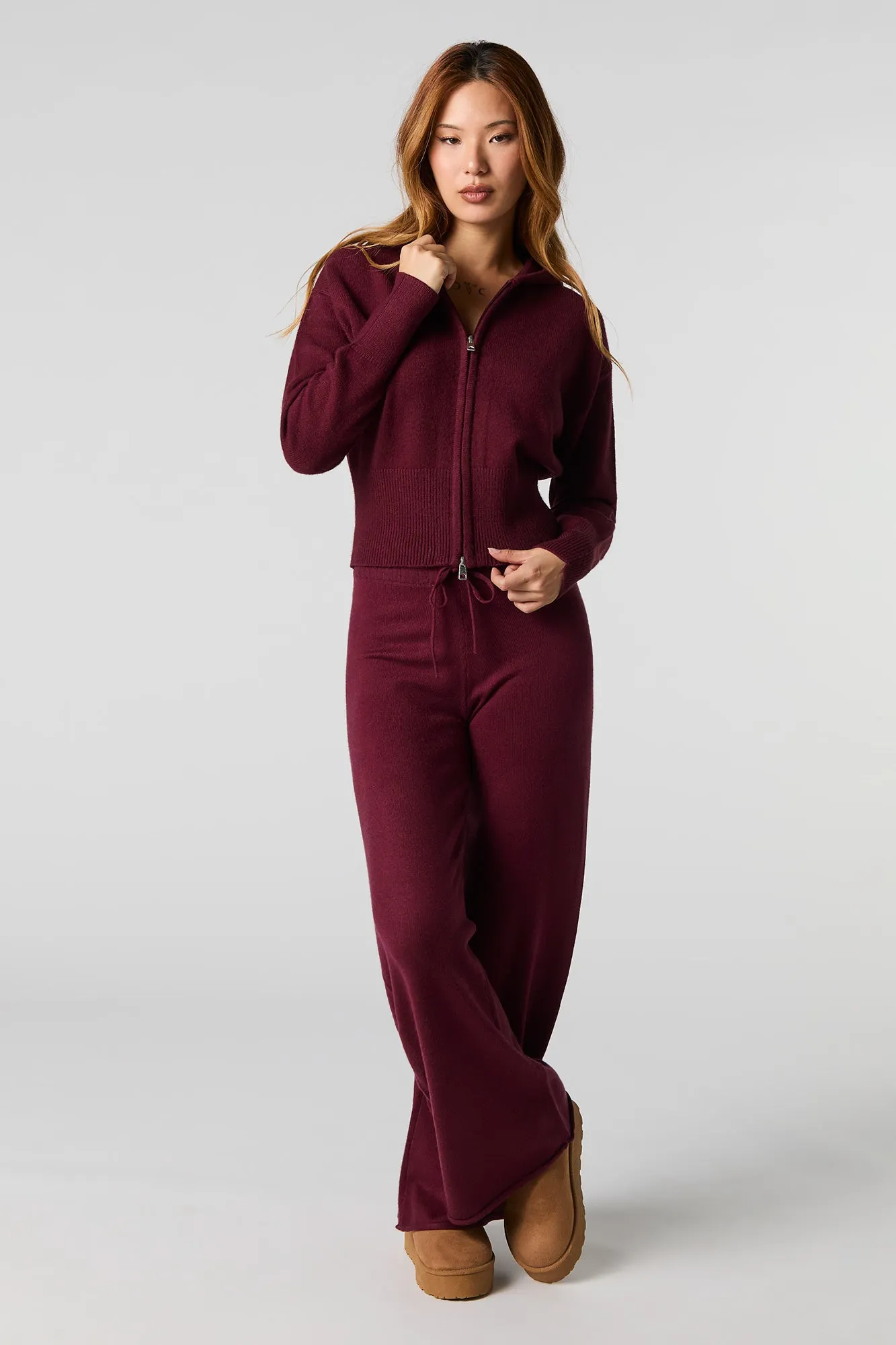 Haut à capuchon en molleton avec fermeture à glissière sold by Urban Planet product image thumbnail 3