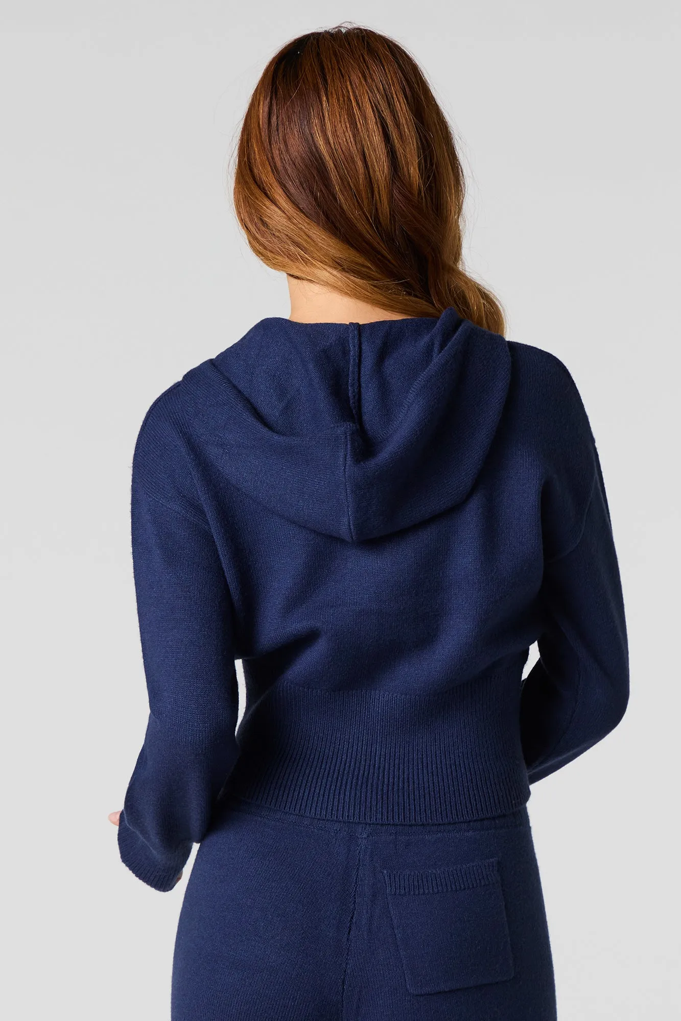 Haut à capuchon avec motif brodé et fermeture à glissière sold by Urban Planet product image thumbnail 5