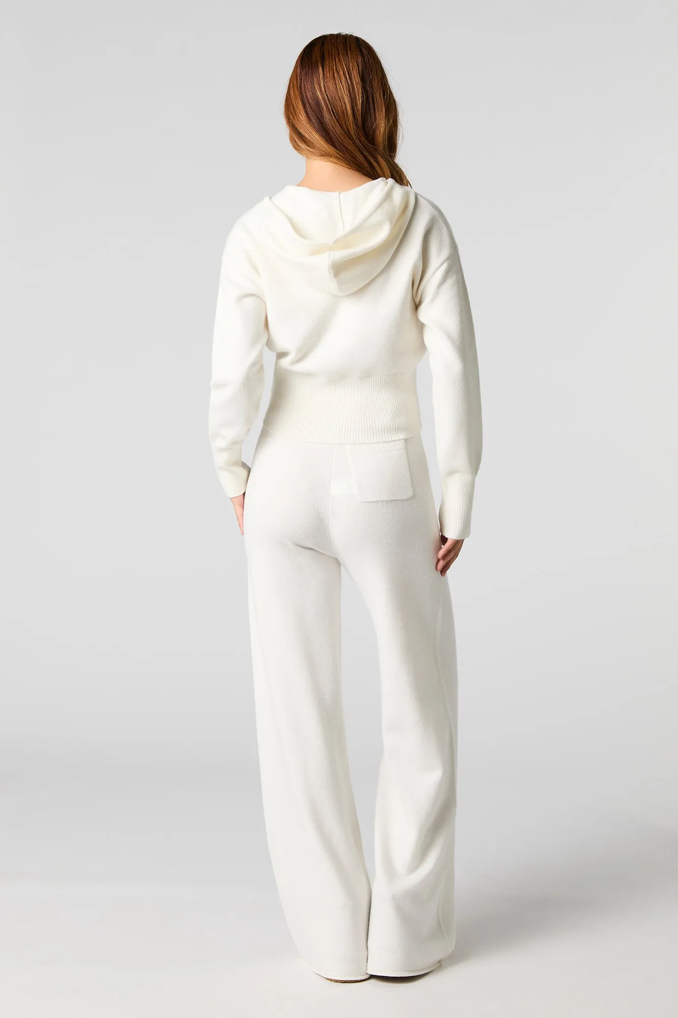 Pantalon à jambe large en tricot sold by Urban Planet product image thumbnail 3