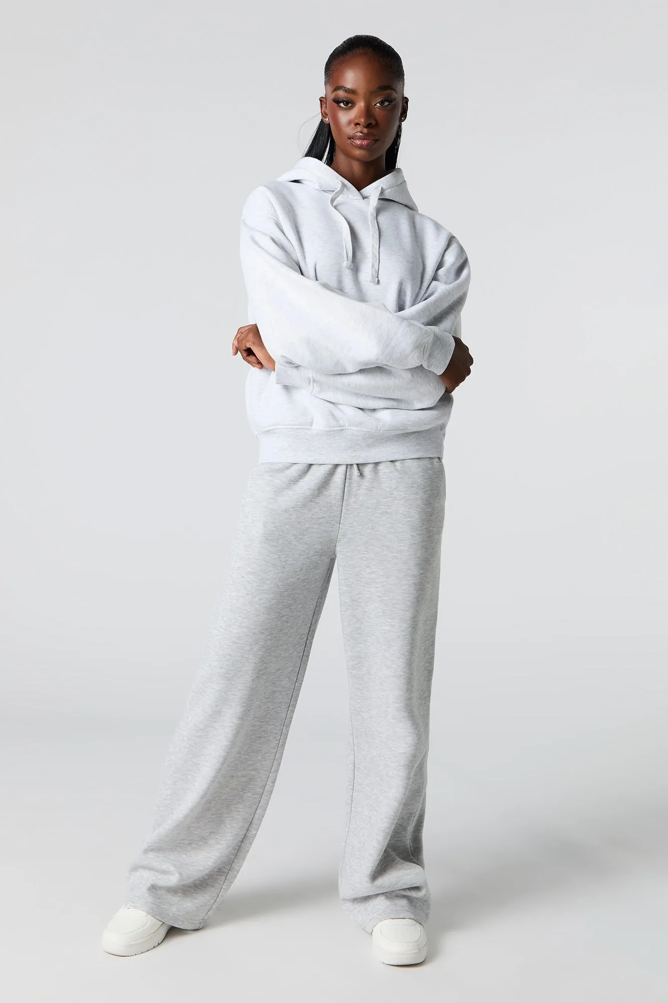 Haut carré à capuchon en molleton sold by Urban Planet product image thumbnail 4