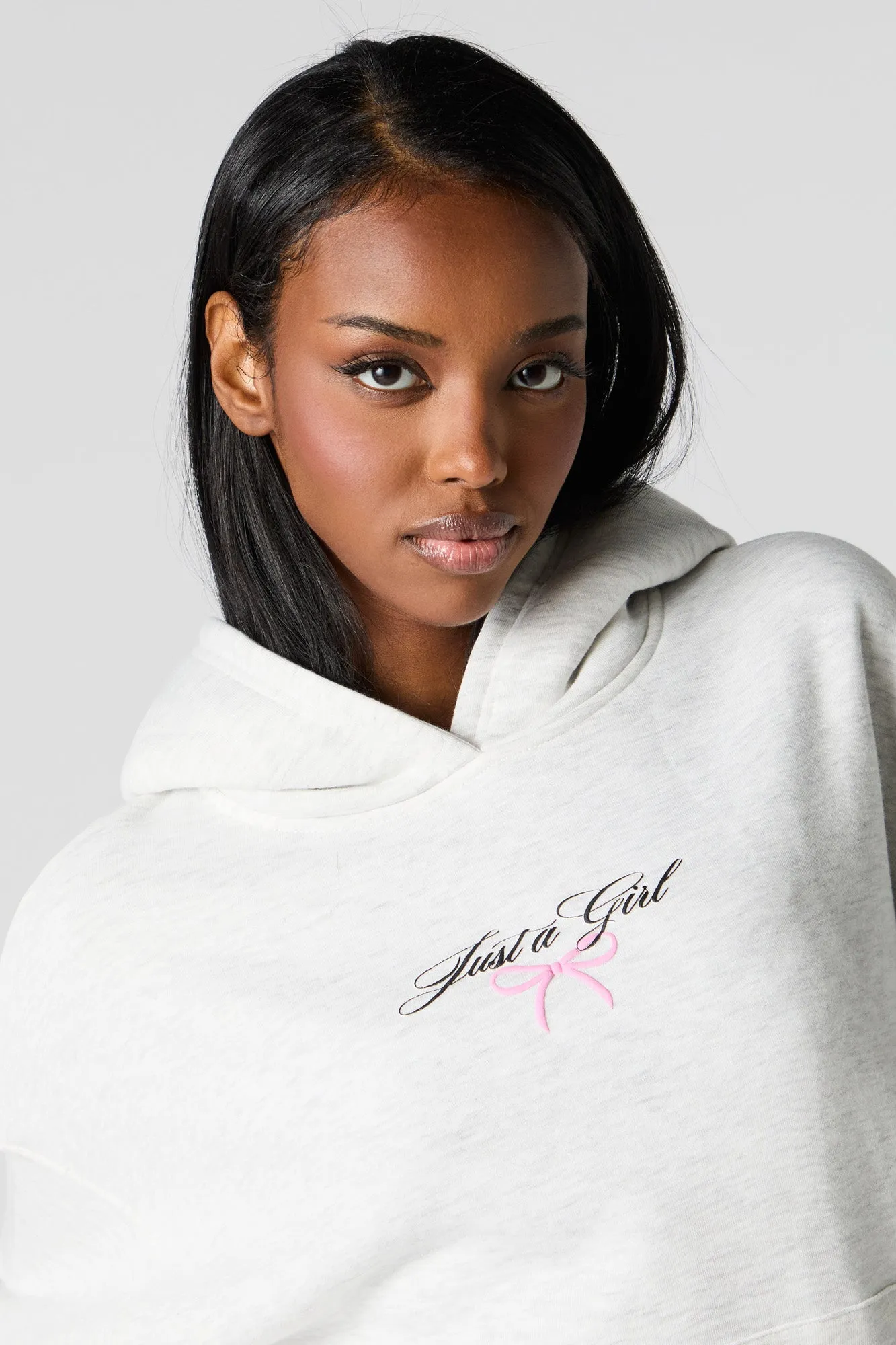 Haut à capuchon en molleton carré à imprimé en relief sold by Urban Planet product image thumbnail 5