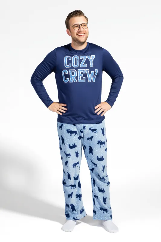 Mens Fammy Jammies Cozy Crew Pajama Set sold by Urban Planet
