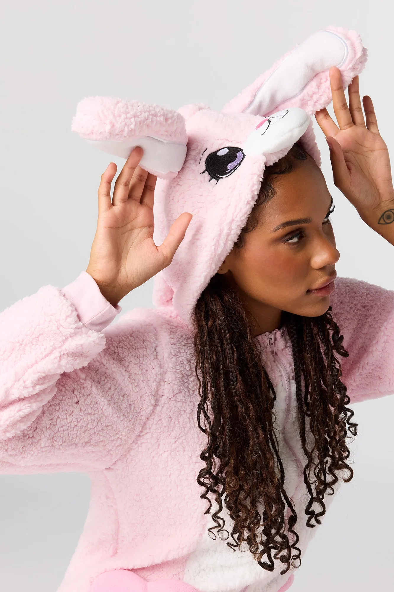 Sherpa Bunny Onesie sold by Urban Planet