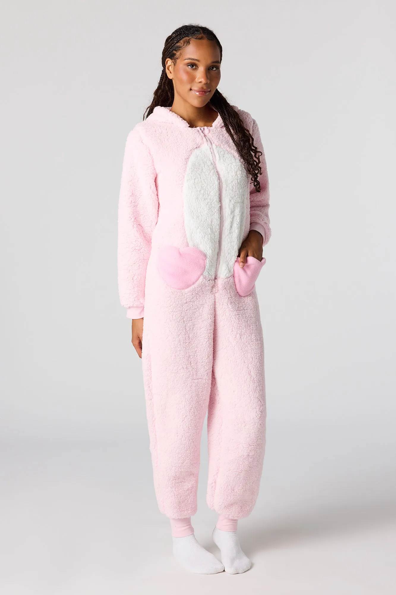 Sherpa Bunny Onesie sold by Urban Planet product image thumbnail 3