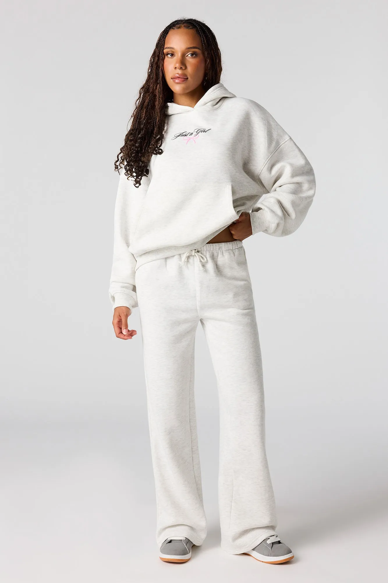 Wide Leg Fleece Sweatpant sold by Urban Planet