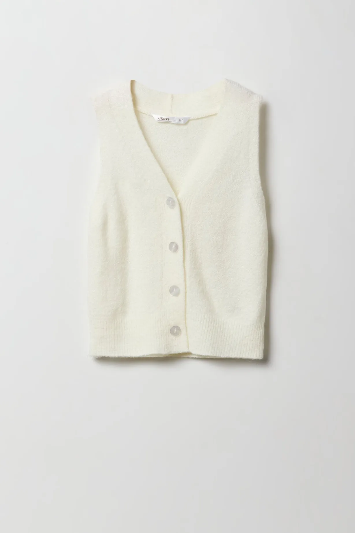 Girls Mossy Knit Sweater Vest sold by Urban Planet product image thumbnail 3