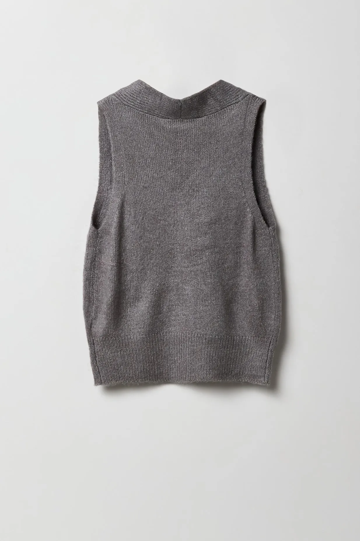 Girls Mossy Knit Sweater Vest sold by Urban Planet product image thumbnail 2