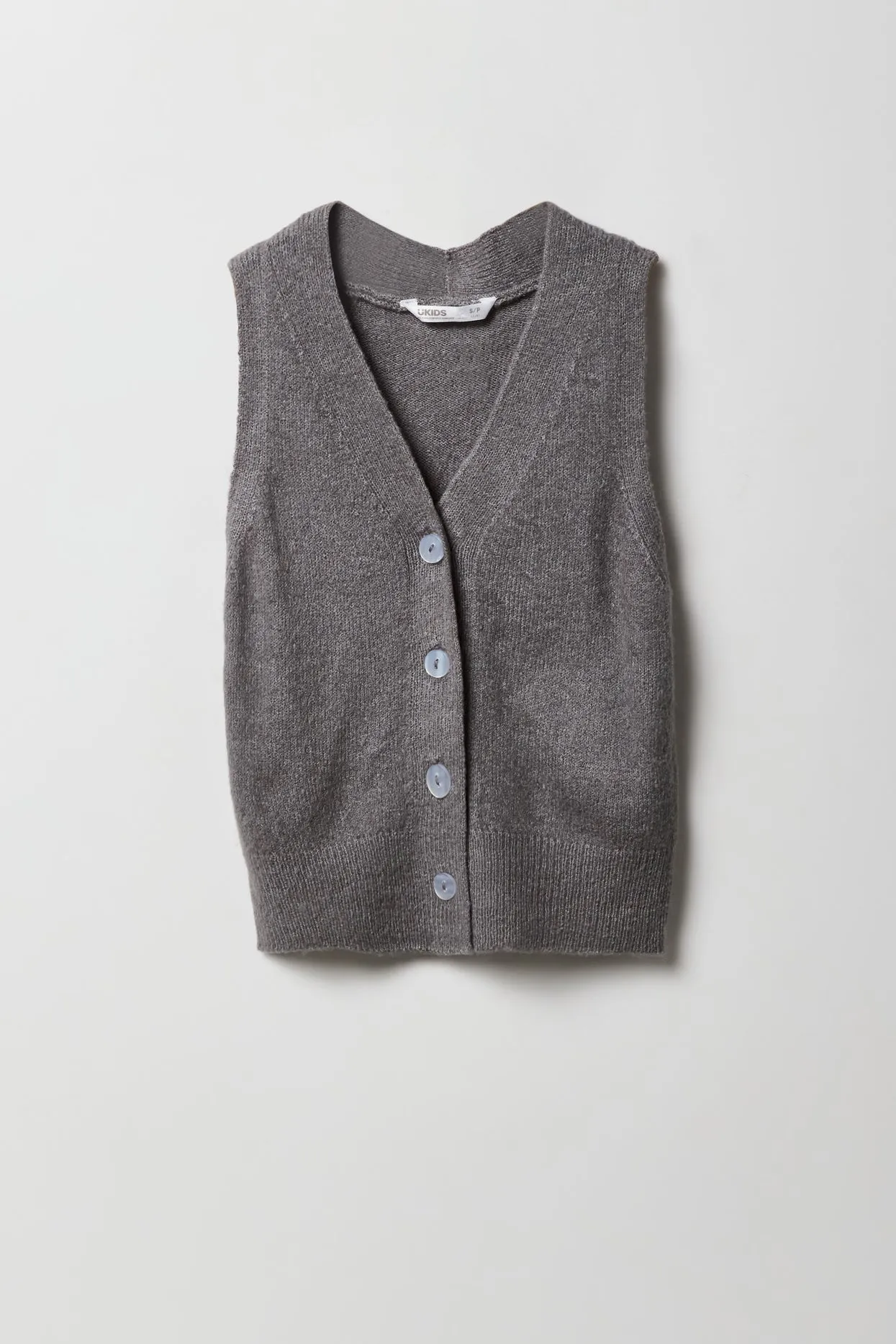 Girls Mossy Knit Sweater Vest sold by Urban Planet