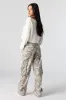 Denim Wide Leg Cargo Pant sold by Urban Planet