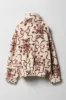 Girls Sherpa Zip-Up Bomber Jacket sold by Urban Planet