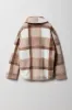 Girls Plaid Sherpa Shacket sold by Urban Planet