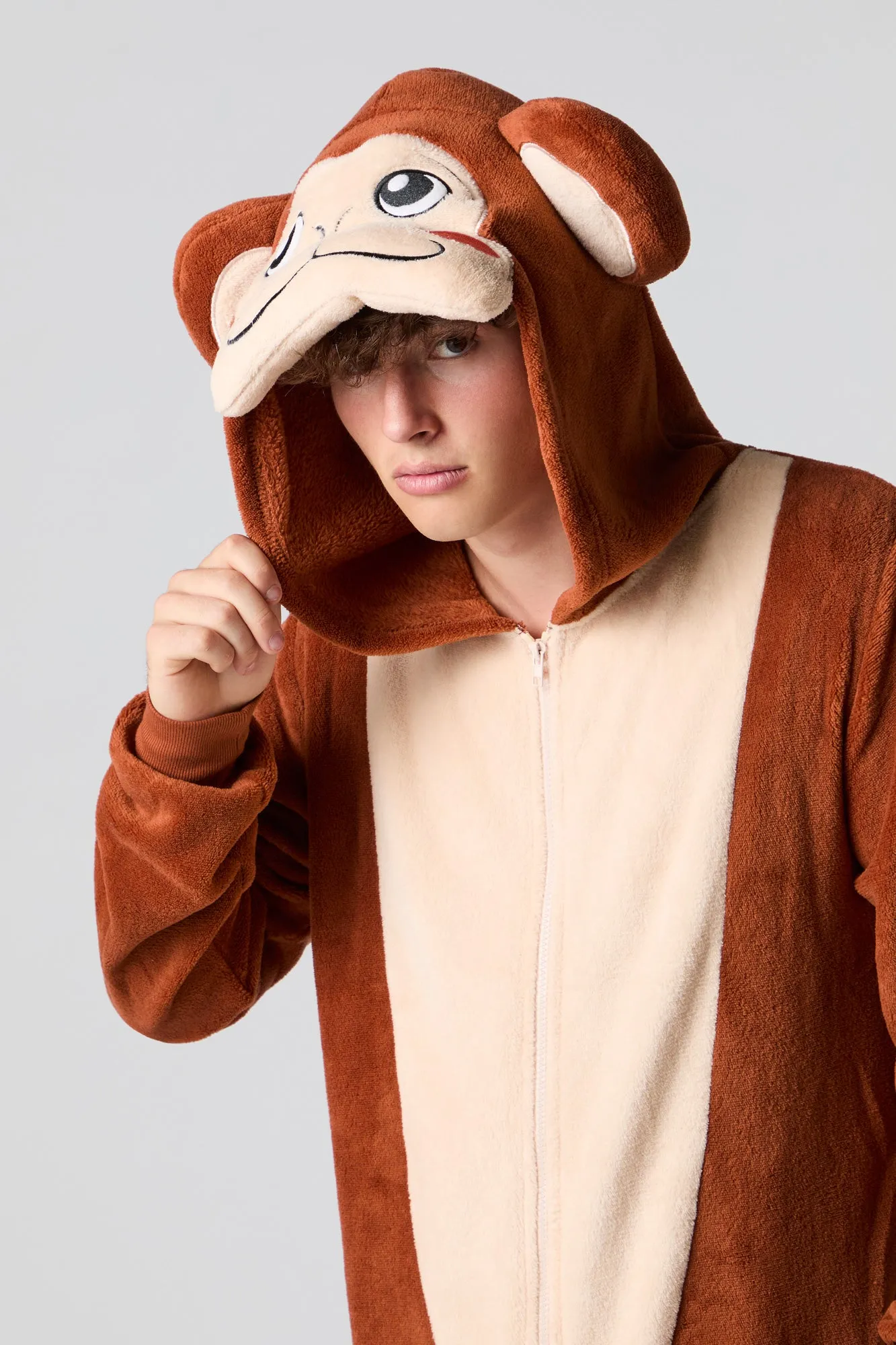 3D Monkey Plush Onesie sold by Urban Planet