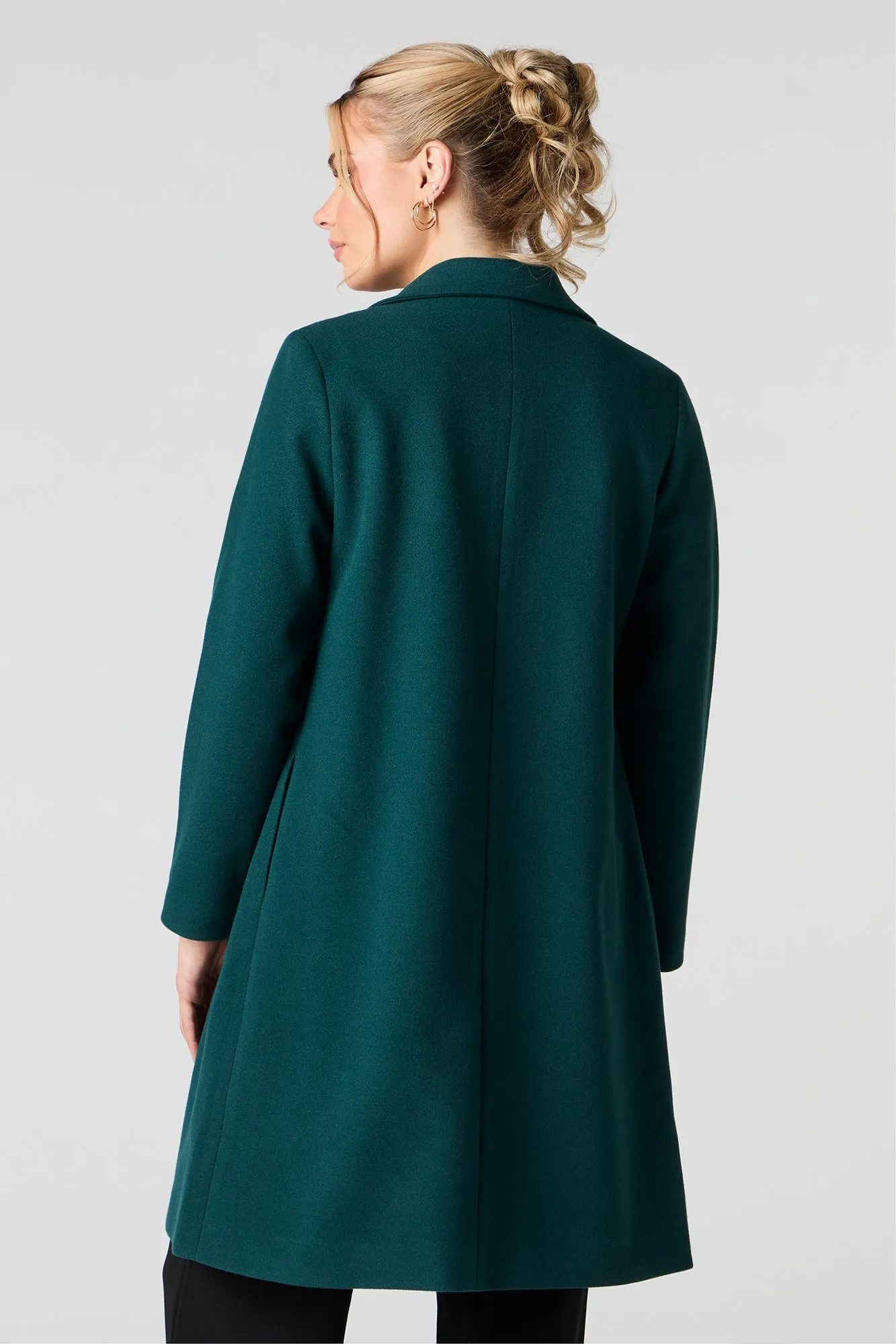 Single Button Wool Coat sold by Urban Planet product image thumbnail 2
