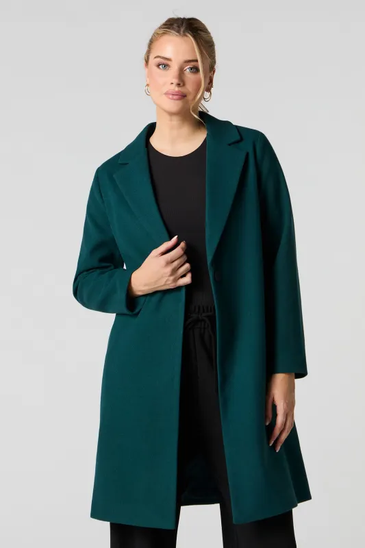 Manteau de laine à simple boutonnage sold by Urban Planet