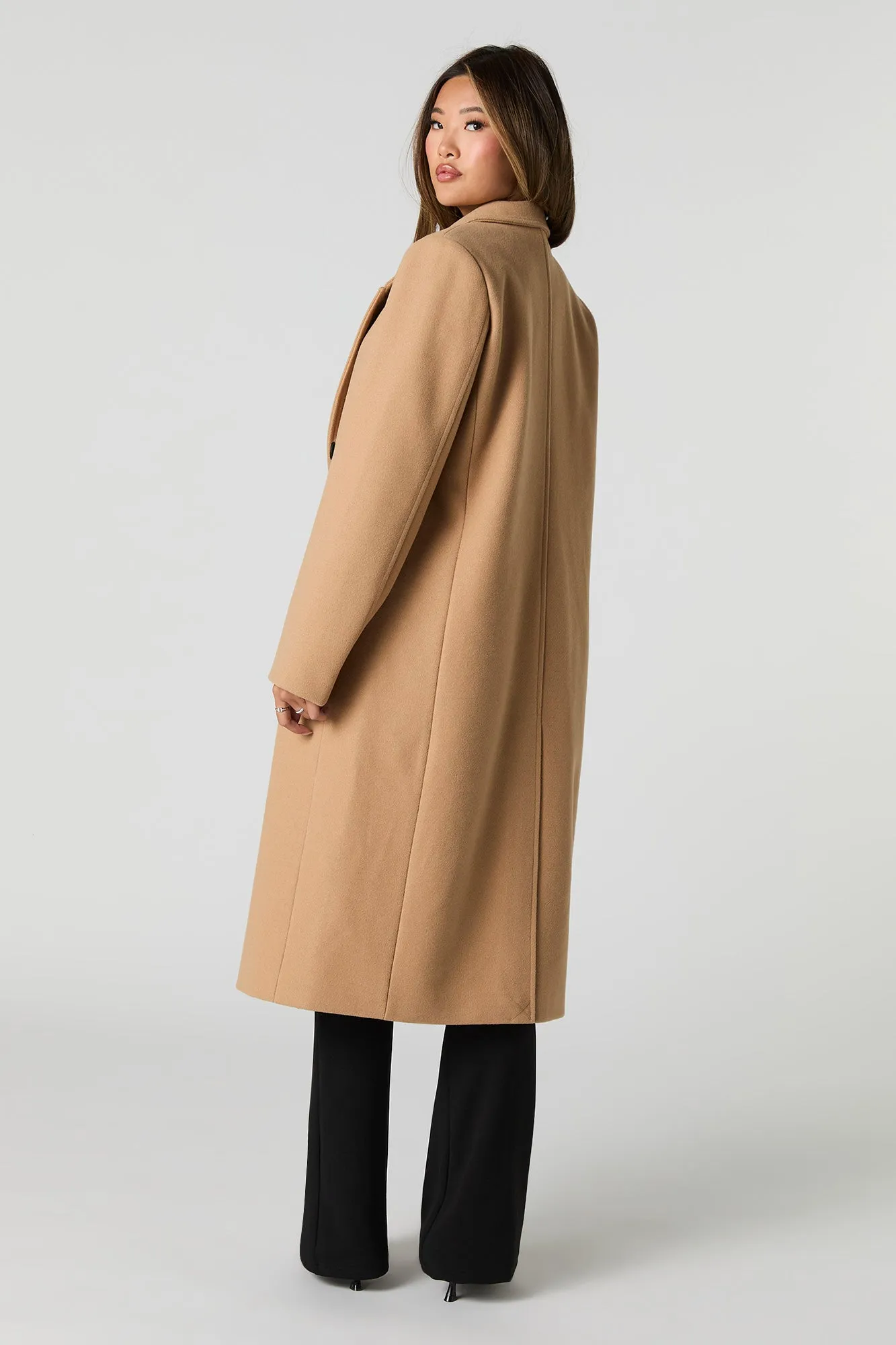 Longline Peacoat sold by Urban Planet product image thumbnail 3