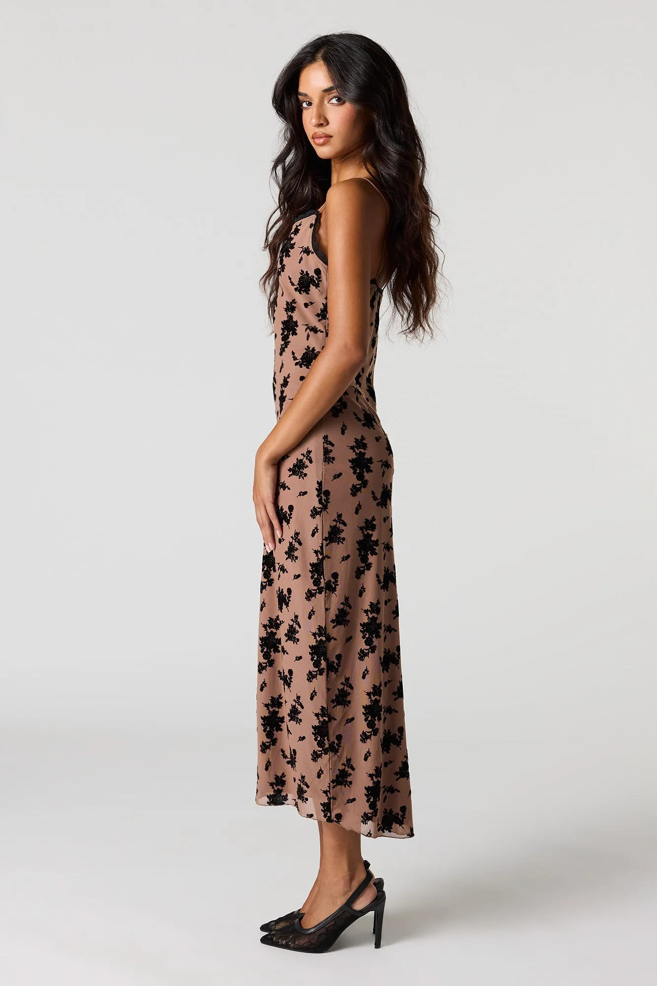 Floral Mesh Midi Dress sold by Urban Planet product image thumbnail 5