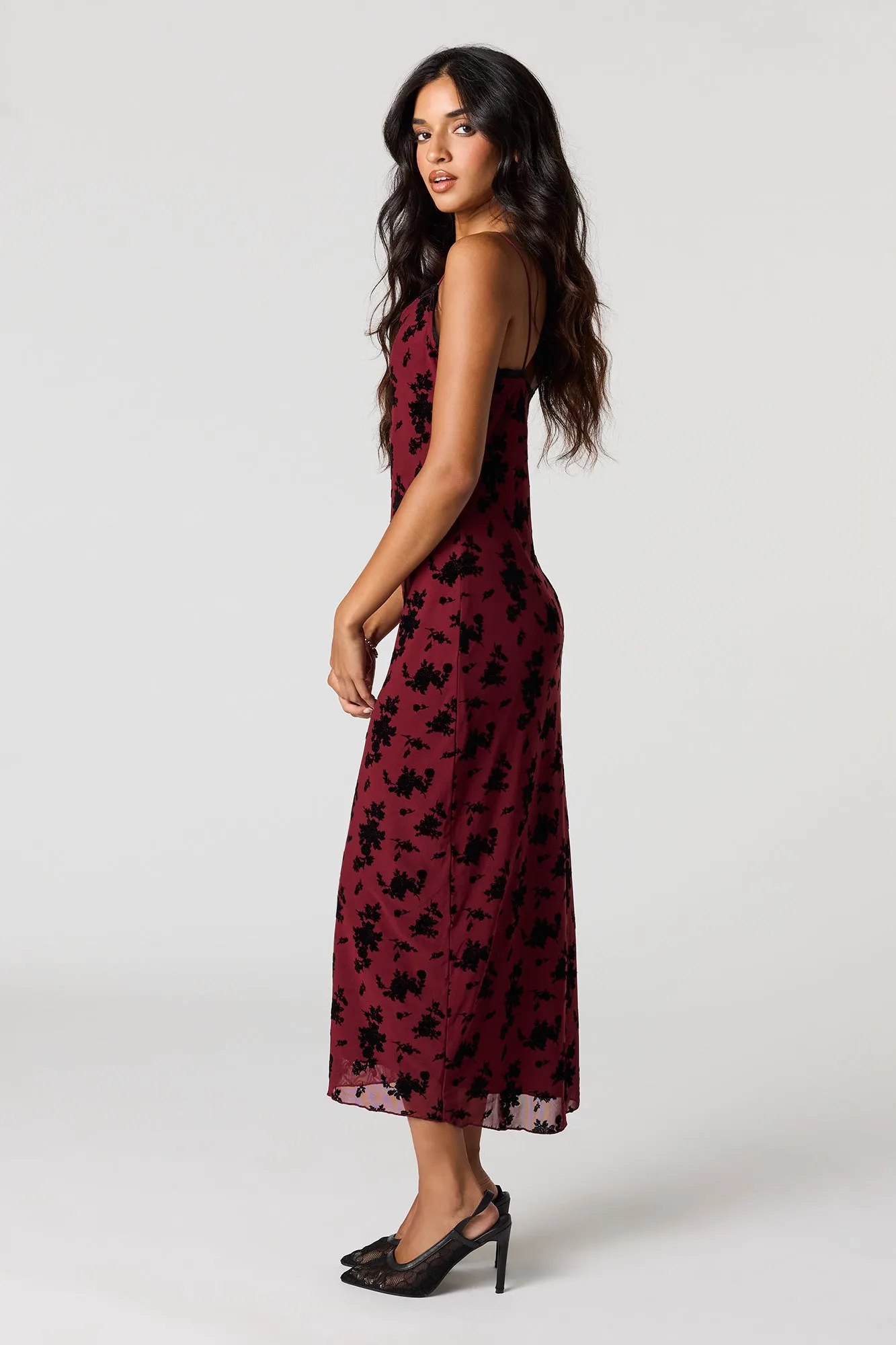 Floral Mesh Midi Dress sold by Urban Planet product image thumbnail 2