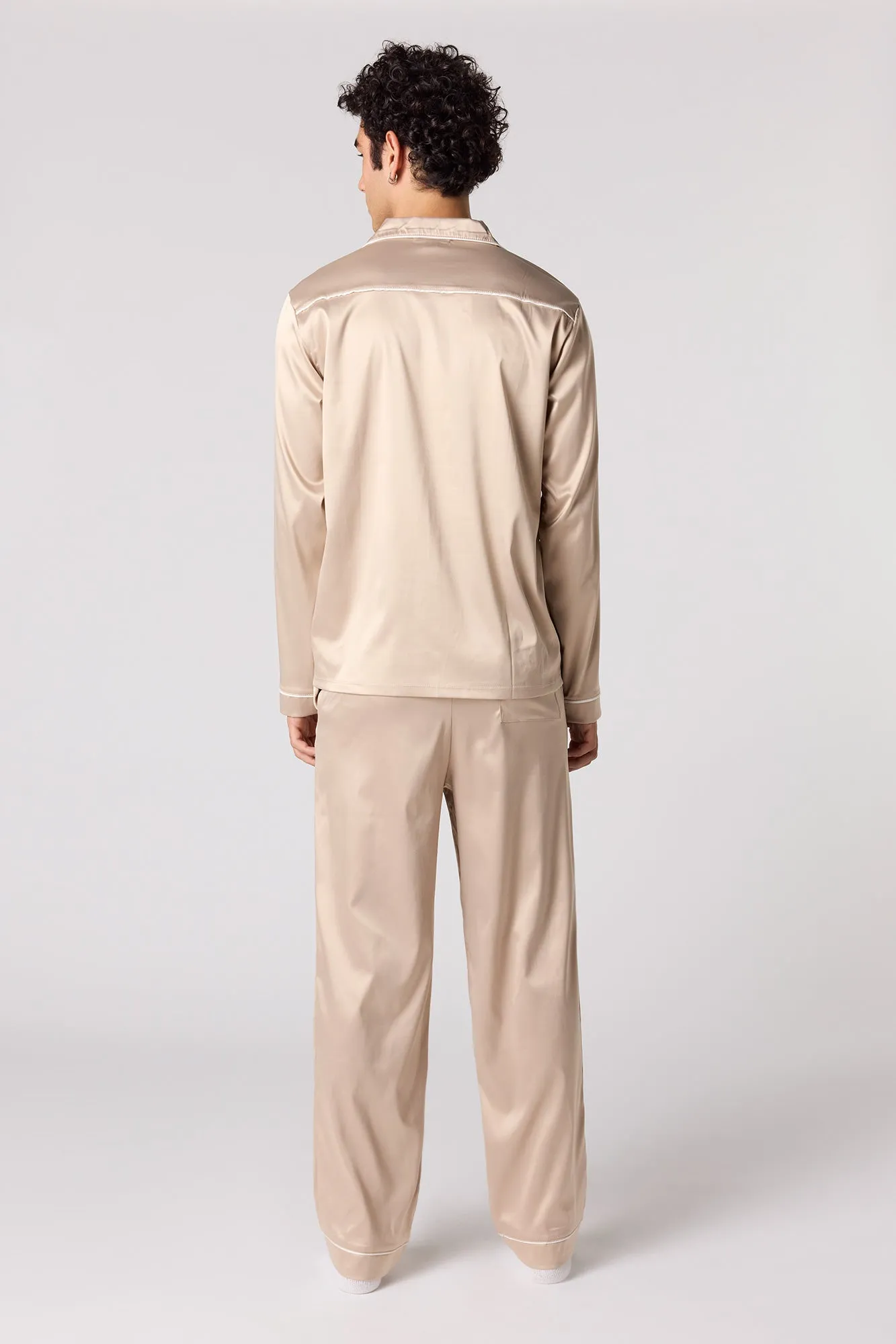 Satin Pajama Pant sold by Urban Planet product image thumbnail 3