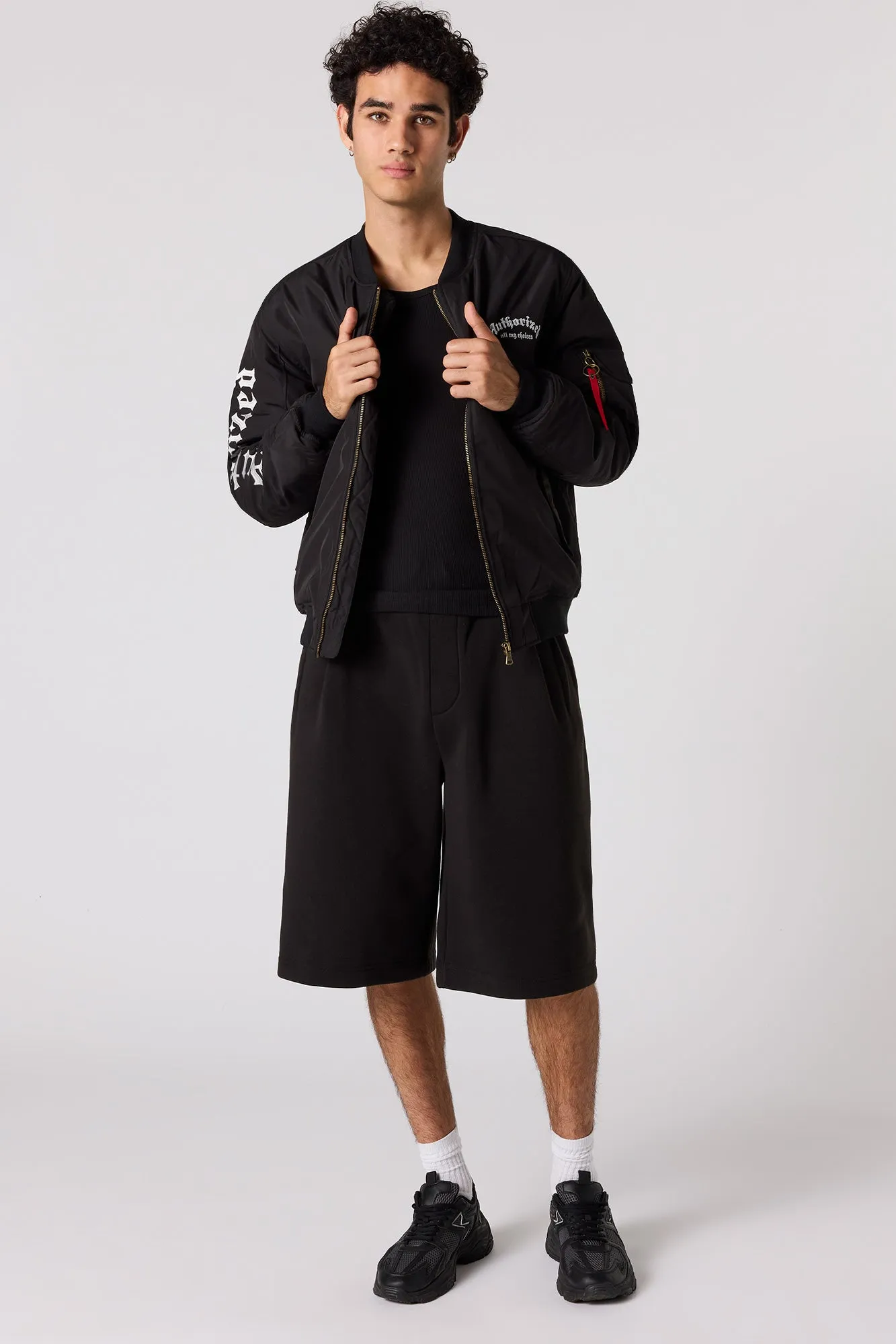 Embroidered Flight Jacket sold by Urban Planet product image thumbnail 3