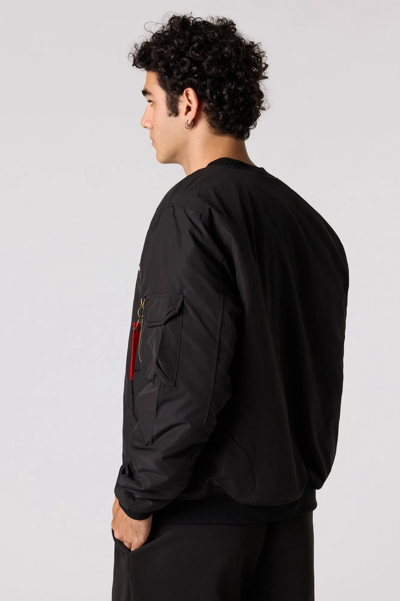 Embroidered Flight Jacket sold by Urban Planet product image thumbnail 2