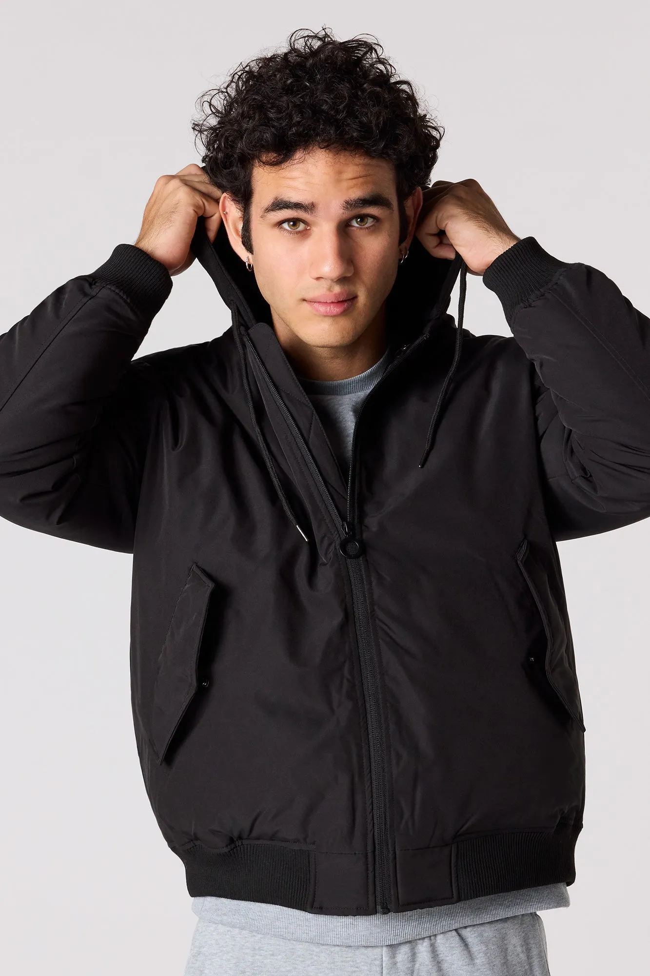 Blouson aviateur à capuchon sold by Urban Planet product image thumbnail 2