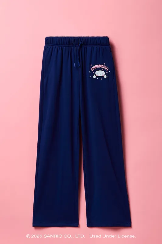 Cinnamoroll™ Girls Embroidered Fleece Sweatpant sold by Urban Planet