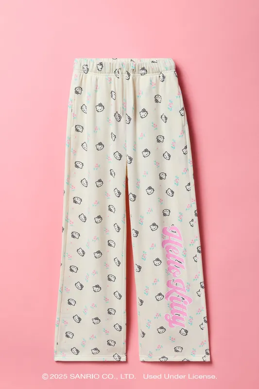 Hello Kitty® Girls Printed Fleece Sweatpant sold by Urban Planet