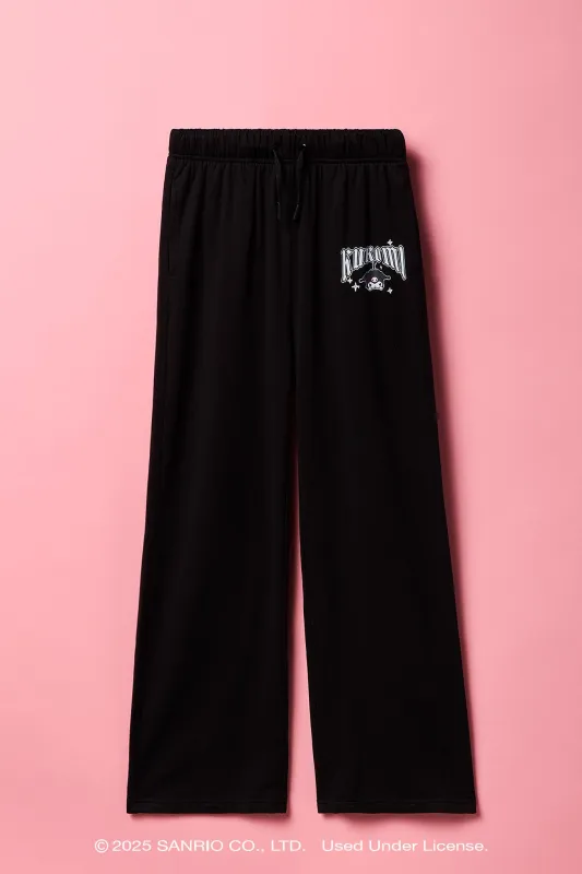 Kuromi™ Girls Graphic Fleece Sweatpant sold by Urban Planet