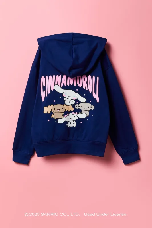 Cinnamoroll™ Girls Embroidered Fleece Hoodie sold by Urban Planet