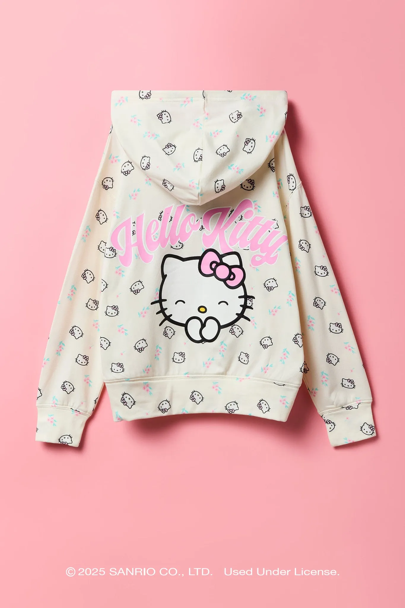 Hello Kitty® Girls Printed Fleece Hoodie sold by Urban Planet product image thumbnail 2