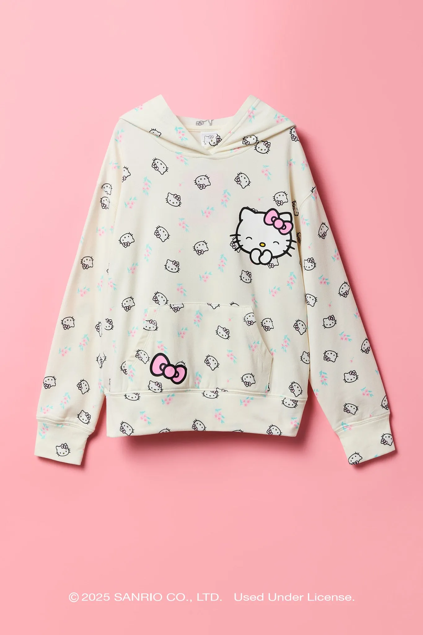 Hello Kitty® Girls Printed Fleece Hoodie sold by Urban Planet