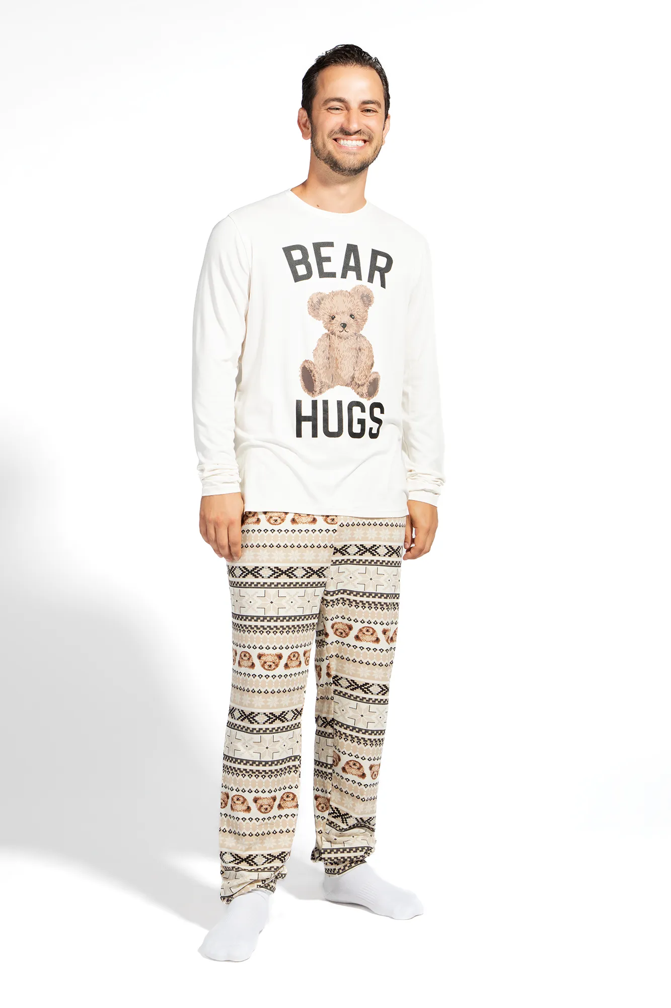 Mens Fammy Jammies Beary Cute Pajama Set sold by Urban Planet