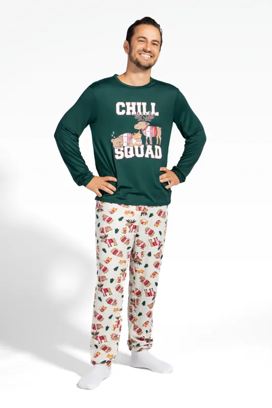 Mens Fammy Jammies Chill Squad Pajama Set sold by Urban Planet