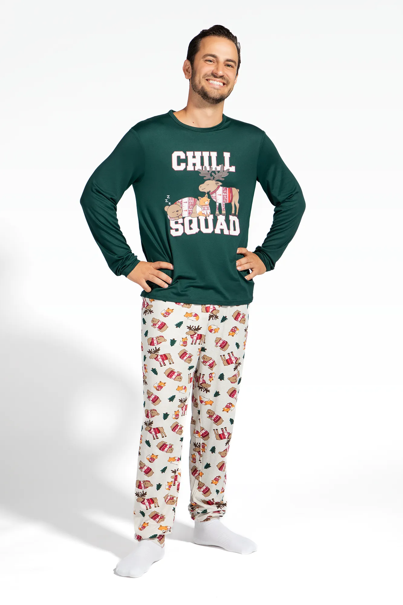 Mens Fammy Jammies Chill Squad Pajama Set sold by Urban Planet