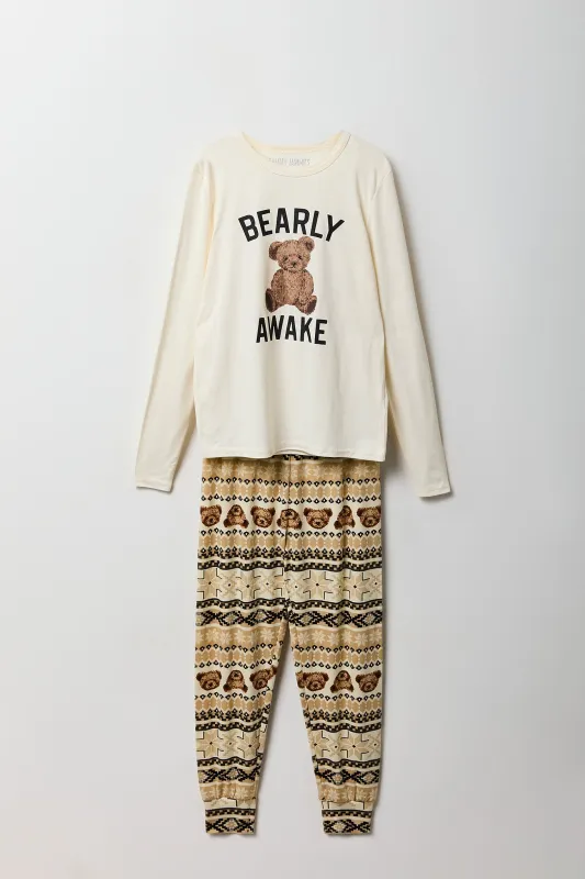 Ensemble-pyjama de famille deux pièces Bear Hugs pour enfants sold by Urban Planet