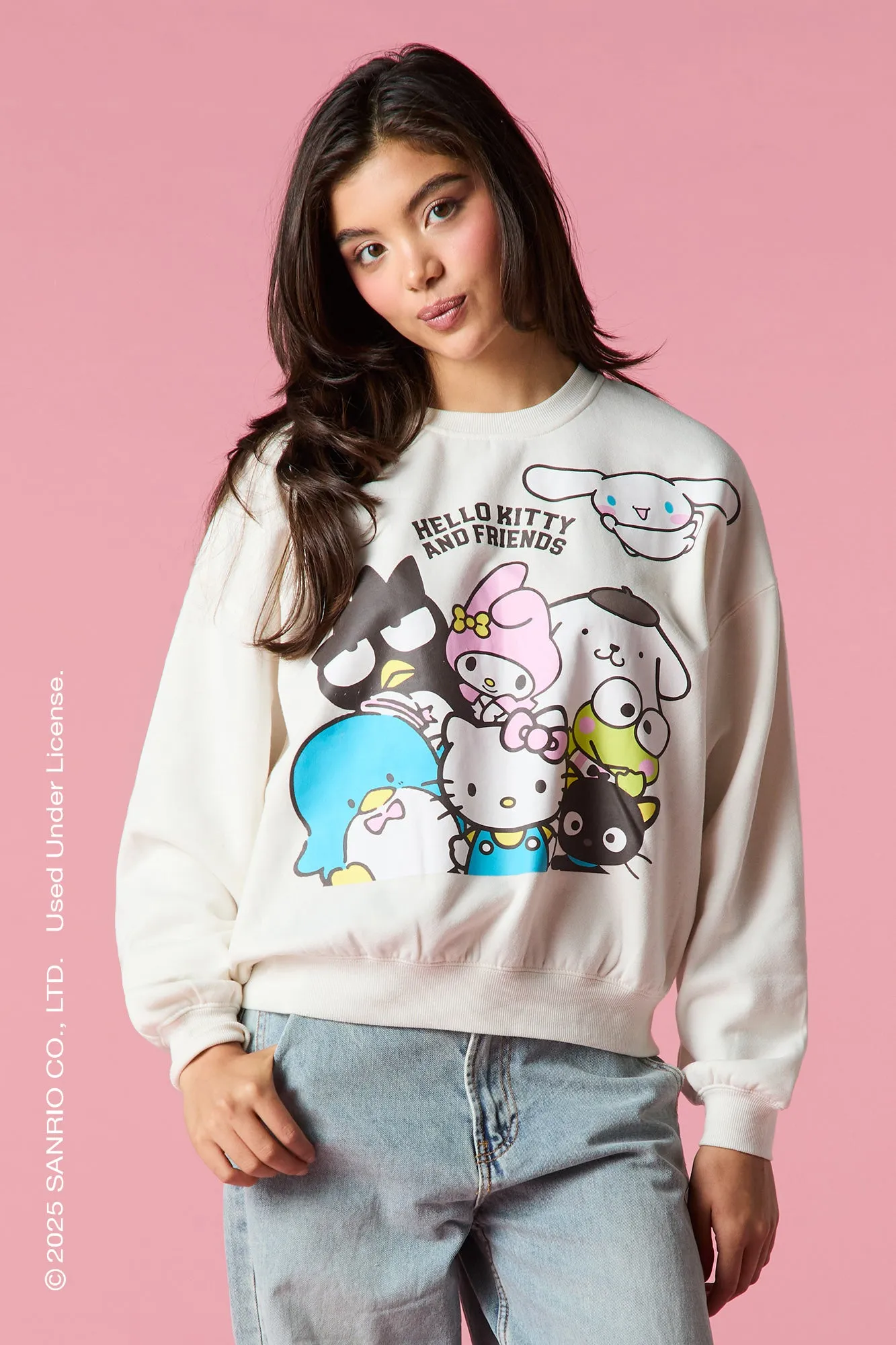 Chandail en molleton à imprimé Hello Kitty® and Friends sold by Urban Planet